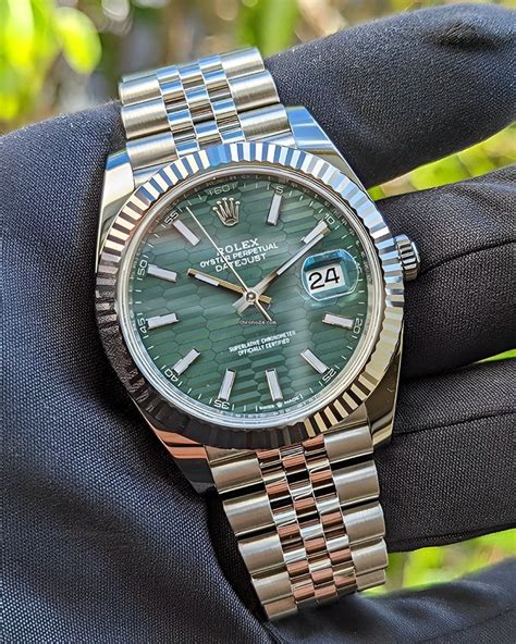 green face datejust rolex|rolex datejust green dial price.